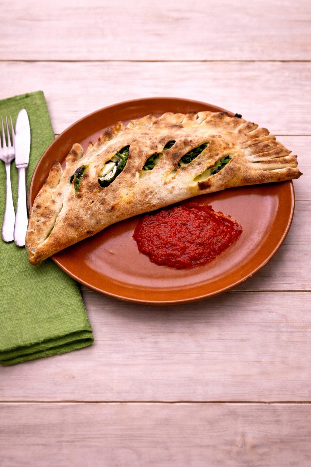 Calzone Spinat